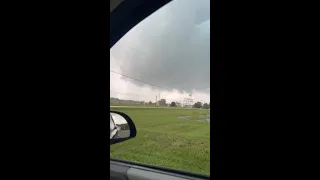 Severe storm clouds in Kenton, Ohio