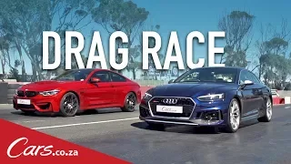 Drag Race | Audi RS5 vs BMW M4 Competition Pack