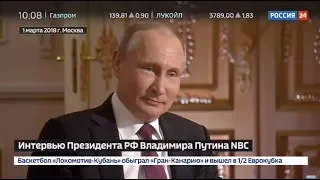 Интервью Владимира Путина телеканалу NBC [полная версия] (HD)