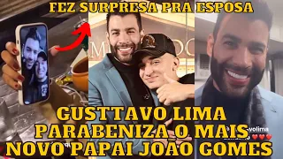 Gusttavo Lima e João Gomes se ENCONTRAM e fazem SURPRESA para a noiva do Cantor que está GRÁVIDA