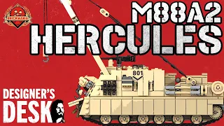 M88A2 Hercules - Armored Recovery Vehicle - Custom Military Lego - At The Designer’s Desk