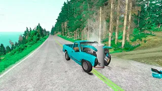 Cars vs Bollard #1 – BeamNG.Drive | Driving Mod