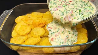 Самый вкусный рецепт с картошкой!  Вы будете готовить его каждый день!  Ужин за 10 минут →