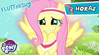 My Little Pony en español 🦄 Episodios | Los MEJORES episodios de FLUTTERSHY | 2 horas