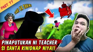 Kinidnap ni Teacher si Santa - Scary Teacher Part 77