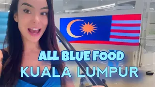 EATING ONLY BLUE FOOD • Nasi Kerabu • Kuala Lumpur, Malaysia