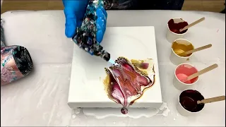 Paint and Water Only! 💦 Beautiful Cells ✨ Dutch Pour | Acrylic Pouring | Fluid Art