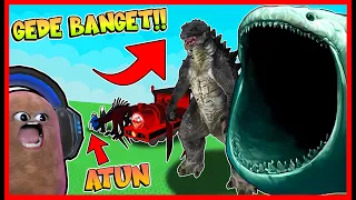 ATUN & MOMON MASUK KEDALAM DUNIA MONSTER TERKECIL SAMPAI TERBESAR di ROBLOX !! Feat @sapipurba