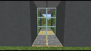 Как построить автоматическую дверь 3 на 2 блока в майнкрафте