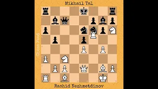 Rashid Nezhmetdinov vs Mikhail Tal, 1961 #chess #chessgame