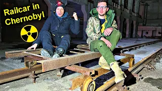 ☢️We found a draisine in Chernobyl!Who hid it at the 5th power unit of the Chernobyl NPP in Pripyat