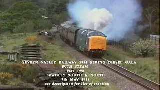 Preserved Railways in the 1990s Severn Valley Railway 1994 Spring Diesel Gala With Steam Part 02