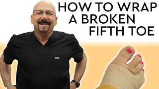How to Wrap a Broken Fifth Toe
