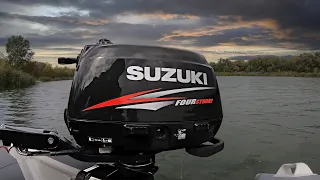 Самый унылый обзор лодочного мотора Suzuki DF5 S