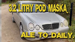 Mercedes W210 3.2 CDI na co dzień  - #vlog1 spalanie, serwis, wymiana szyby