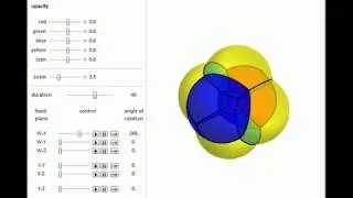 Stereographic Projection of a Hypercube