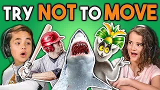 KIDS REACT TO TRY NOT TO MOVE CHALLENGE