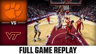 Clemson vs. Virginia Tech Full Game Replay | 2022-23 ACC Men’s Basketball
