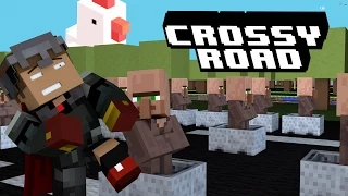 Crossy Road In Minecraft! | PLAYING IN TRAFFIC | Minecraft Crossy Road CHALLENGE! (Minecraft)