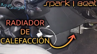 REPARAR FUGA DE ANTICONGELANTE DENTRO DE LA CABINA LADO COPILOTO EN SPARK/BEAT | Agus Vargas