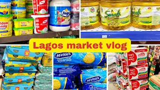 MARKET VLOG: The latest prices of food items in Lagos market right now. 2024        #marketvlog