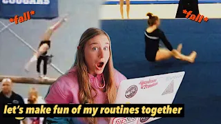 Reacting To My WORST Gymnastics Meet EVER