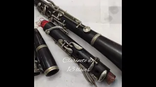 RESTAURACIÓN CLARINETE DE 13 LLAVES AÑO 1852