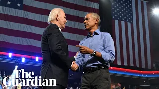 Obama joins Biden on campaign trail in hopes of averting midterms defeat