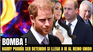 SUCEDIO HOY! EL PRÍNCIPE HARRY PODRÍA SER DETENIDO SI LLEGA A IR AL REINO UNIDO BOMBA EN LA  REALEZA