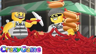 Lego City Movie Mixer Mashup Funniest Moment - Lego Mini Movie Cartoon for Children