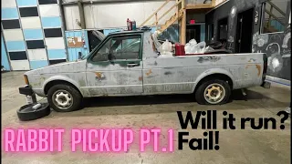 $600 VW rabbit pickup REVIVAL Part 1!!! More parts for the Cabrio?!?!