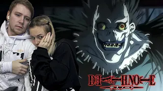 Моя девушка смотрит Тетрадь смерти 1 серия / Death note / Реакция на аниме