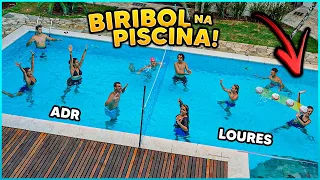 VÔLEI NA PISCINA COM TODOS DA CASA!! ( FAMILIA LOURES VS ADR ) [ REZENDE EVIL ]