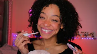 ASMR | Lipgloss Application (Mouth S💋unds) Teeth Tapping + Slow Hand Movements 💤