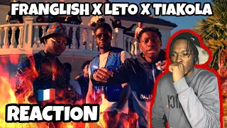 AMERICAN REACTS TO FRENCH RAP | FRANGLISH - Biberon (feat. Tiakola & Leto)