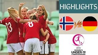 Norway vs Germany UEFA Women's U19 Championship Highlights | Group B