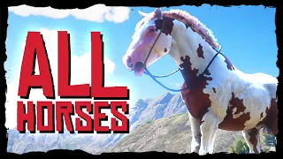 ALL HORSES In Red Dead Redemption 2: Story Mode