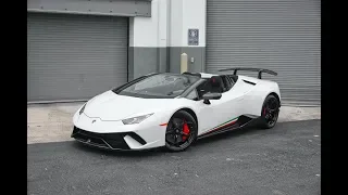 Lamborghini Huracan Performante Spyder LOUD BULL and SOUND OF SUCCESS From Lamborghini Miami