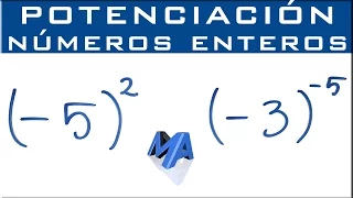 Potenciacion de numeros enteros