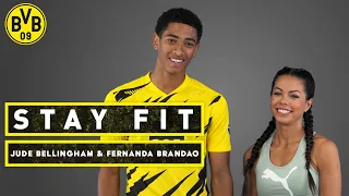 Stay fit - with Jude Bellingham & Fernanda Brandao | Episode 2