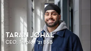 Alumni Profile - Taran Johal, CEO Tavolo, '21 BSB