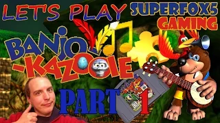 Let's Play Banjo-Kazooie - Part 1 - Slow text!
