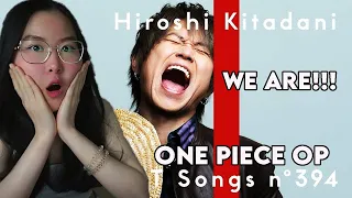 Hiroshi Kitadani "We Are!" | ONE PIECE OPENING | THE FIRST TAKE | REACTION!