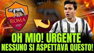 BOMBA! LA ROMA CERCA L'ASSUNZIONE DI FEDERICO CHIESA! NESSUNO SI ASPETTAVA QUESTO! NOTIZIE DA ROMA!