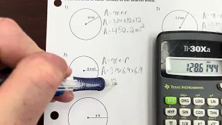 Calculating the Area of a Circle 01