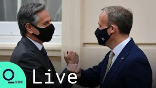 LIVE: Antony Blinken and Dominic Raab Hold Joint News Conference in London