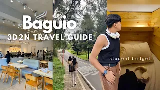 3D2N Travel Guide in BAGUIO CITY🍃: Total Expenses, Hotels❄️, Cafes☕️ | Jett Alejo