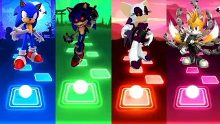 Sonic Vs Sonic Exe Vs Rough Exe Vs Nine Tails Tiles Hop EDM Rush