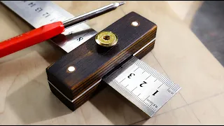 How to make Simple Ruler Gauge from Plywood | Marking Tool Diy