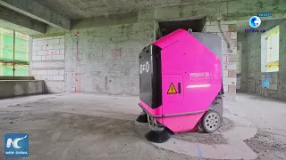 GLOBALink | Construction robots help improve work efficiency in China